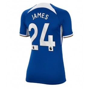Lacne Ženy Futbalové dres Chelsea Reece James #24 2023-24 Krátky Rukáv - Domáci